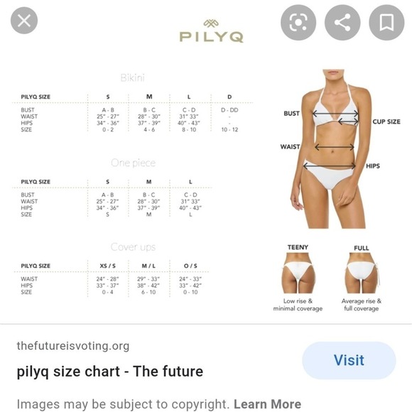 PilyQ Marine Lace Up Full Bikini Bottom - Picture 8 of 8